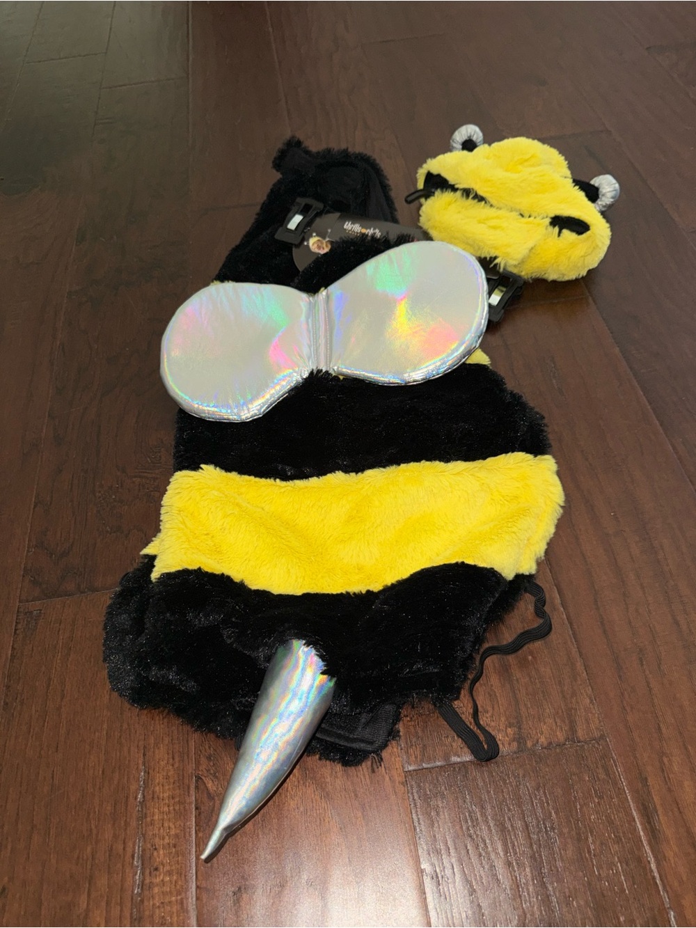 NWT Thrills & Chills Bumblebee Plush Dog Costume - size L